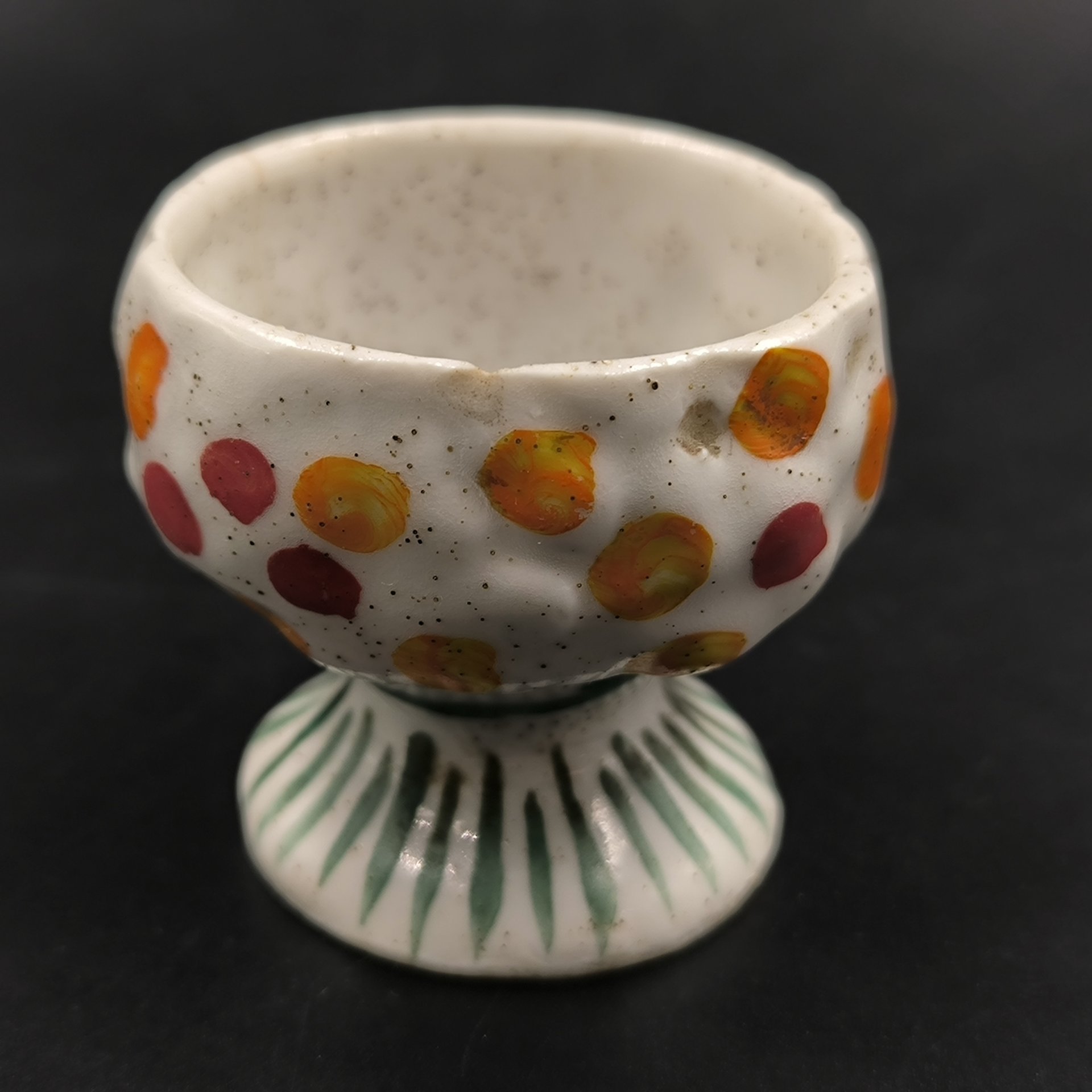 Рюмка к графину "Рябина", автор А.В. Щекатихина-Потоцкая, фарфор, роспись надглазурная, Ленинградский фарфоровый завод (ЛФЗ), СССР, 1940-1960 гг.