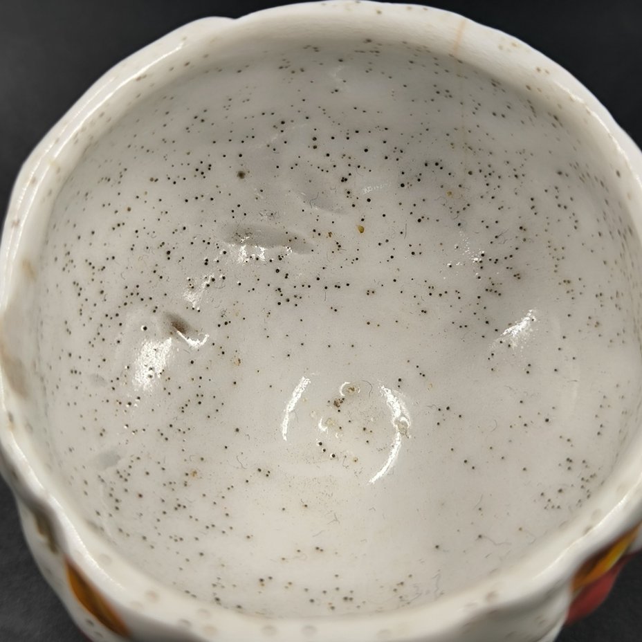 Рюмка к графину "Рябина", автор А.В. Щекатихина-Потоцкая, фарфор, роспись надглазурная, Ленинградский фарфоровый завод (ЛФЗ), СССР, 1940-1960 гг.