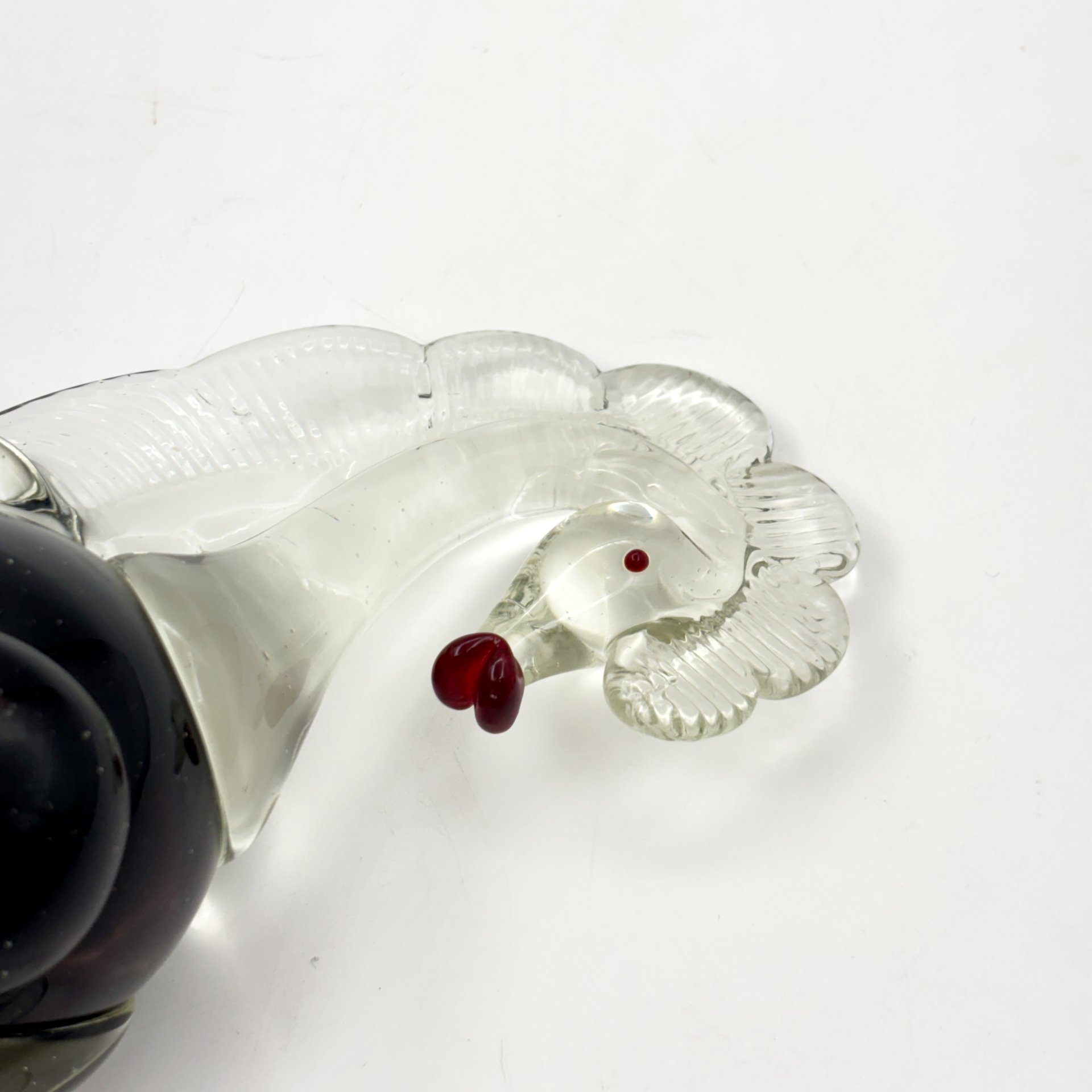 Статуэтка "Конь" ("Сивка-Бурка"), автор Муратов Владимир Сергеевич, хрусталь, гутная техника, Гусевской хрустальный завод (Гусь-Хрустальный), СССР, 1960-1980 гг.