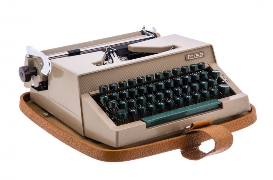 Машинка печатная "Erika 15" в кофре, металл, пластик, Германия, 1960-1980 гг.