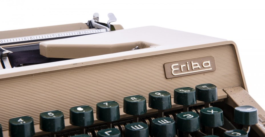 Машинка печатная "Erika 15" в кофре, металл, пластик, Германия, 1960-1980 гг.