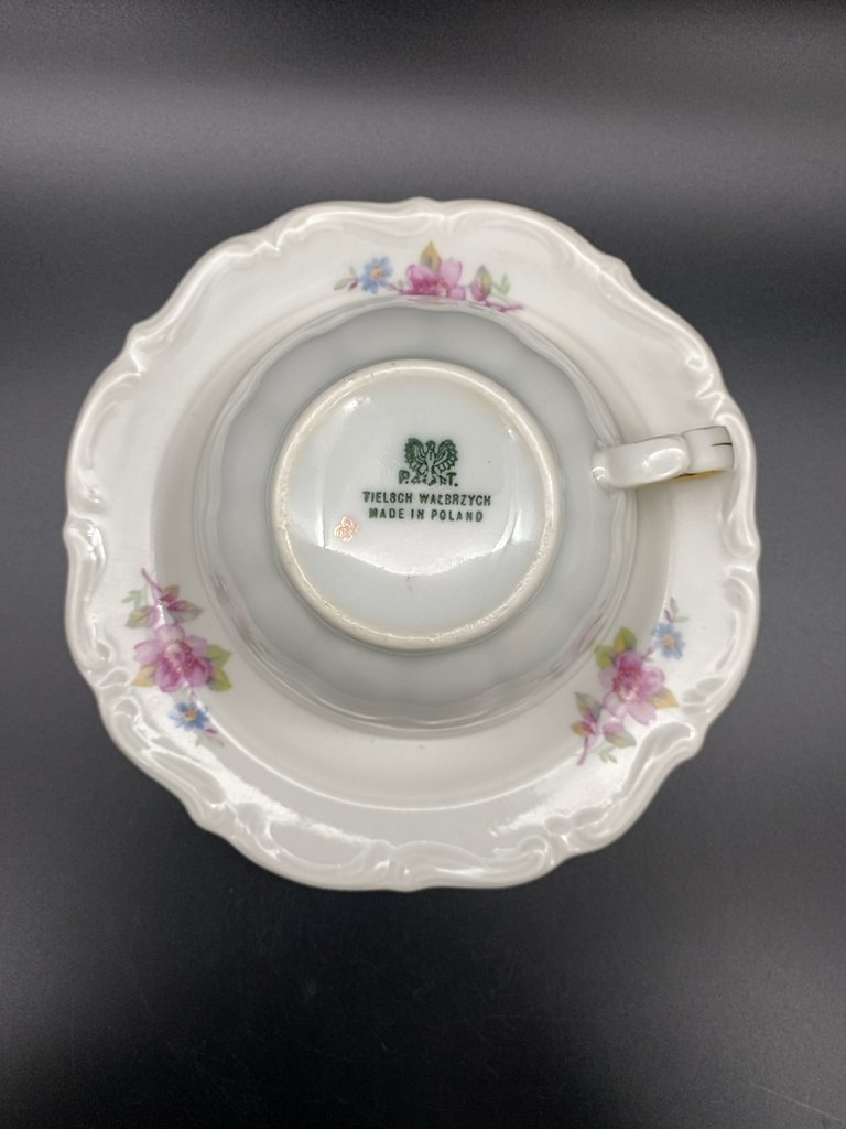 Чайная пара с цветочным декором, PMR Bavaria Jaeger & Co.
