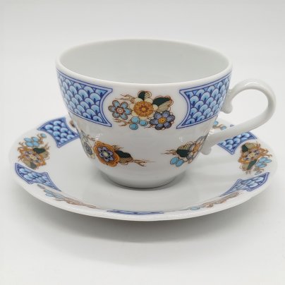 Пара чайная, украшенная цветочным декором, Kahla