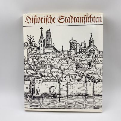 Книга "Historischen Stadtansichten", автор Frank-Dietrich Jacob, бумага, печать, Издательство «VEB E.A. Seemann Verlag», Германия, 1982 г.