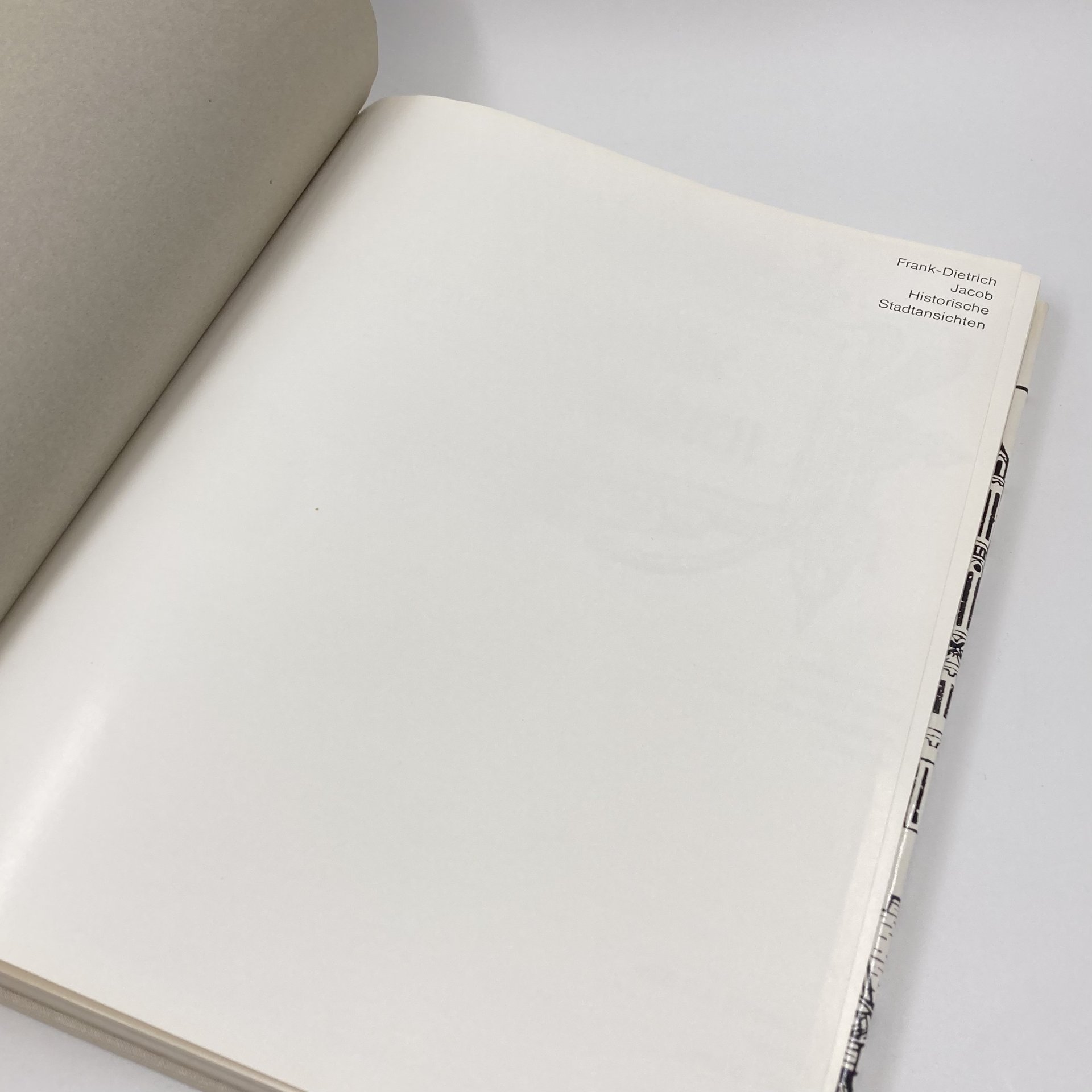 Книга "Historischen Stadtansichten", автор Frank-Dietrich Jacob, бумага, печать, Издательство «VEB E.A. Seemann Verlag», Германия, 1982 г., Издательство «VEB E.A. Seemann Verlag»