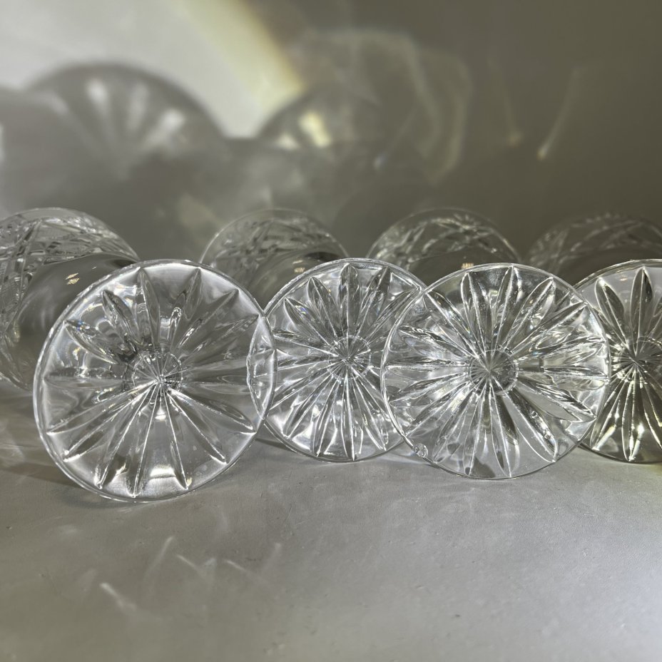 Набор из 5 бокалов/фужеров с геометрическим декором