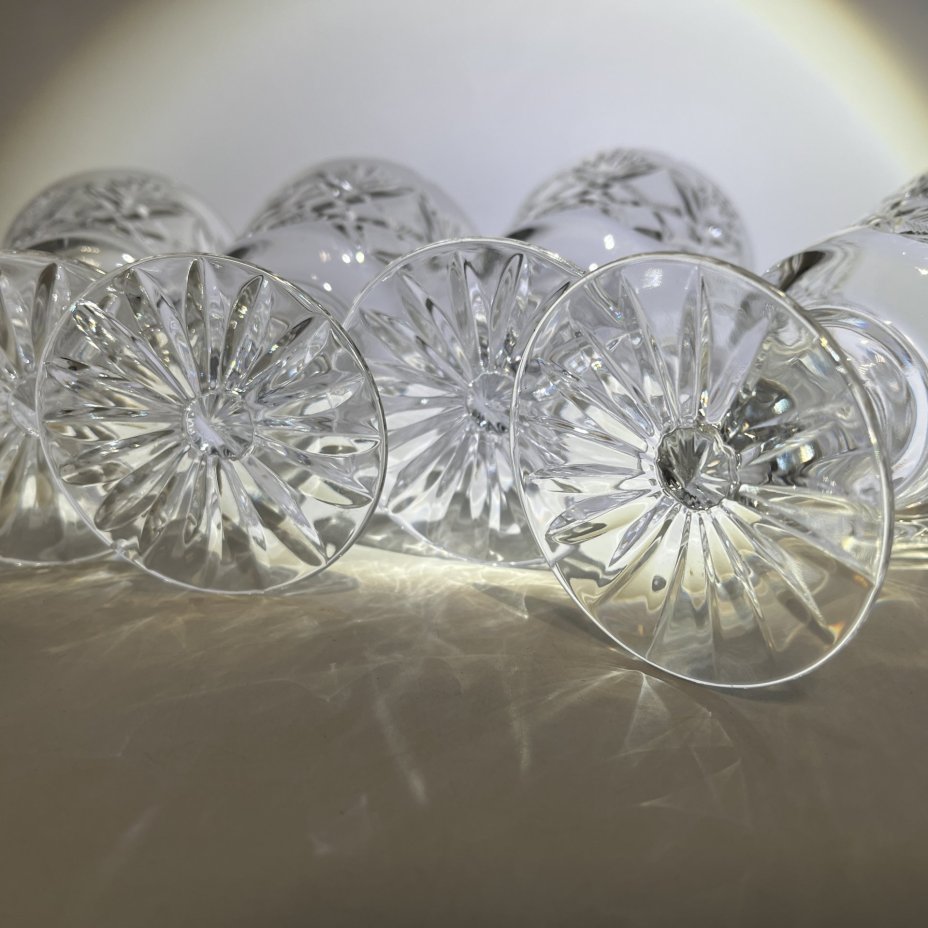 Набор из 5 бокалов/фужеров с геометрическим декором