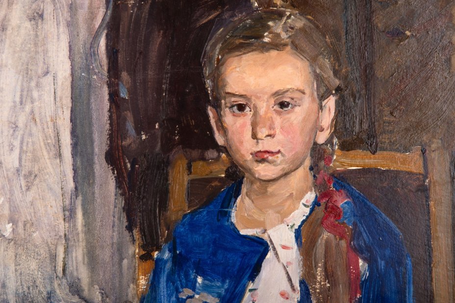 Картина "Портрет Наташи", художник Репин Николай Никитович (1932-2023 гг.)