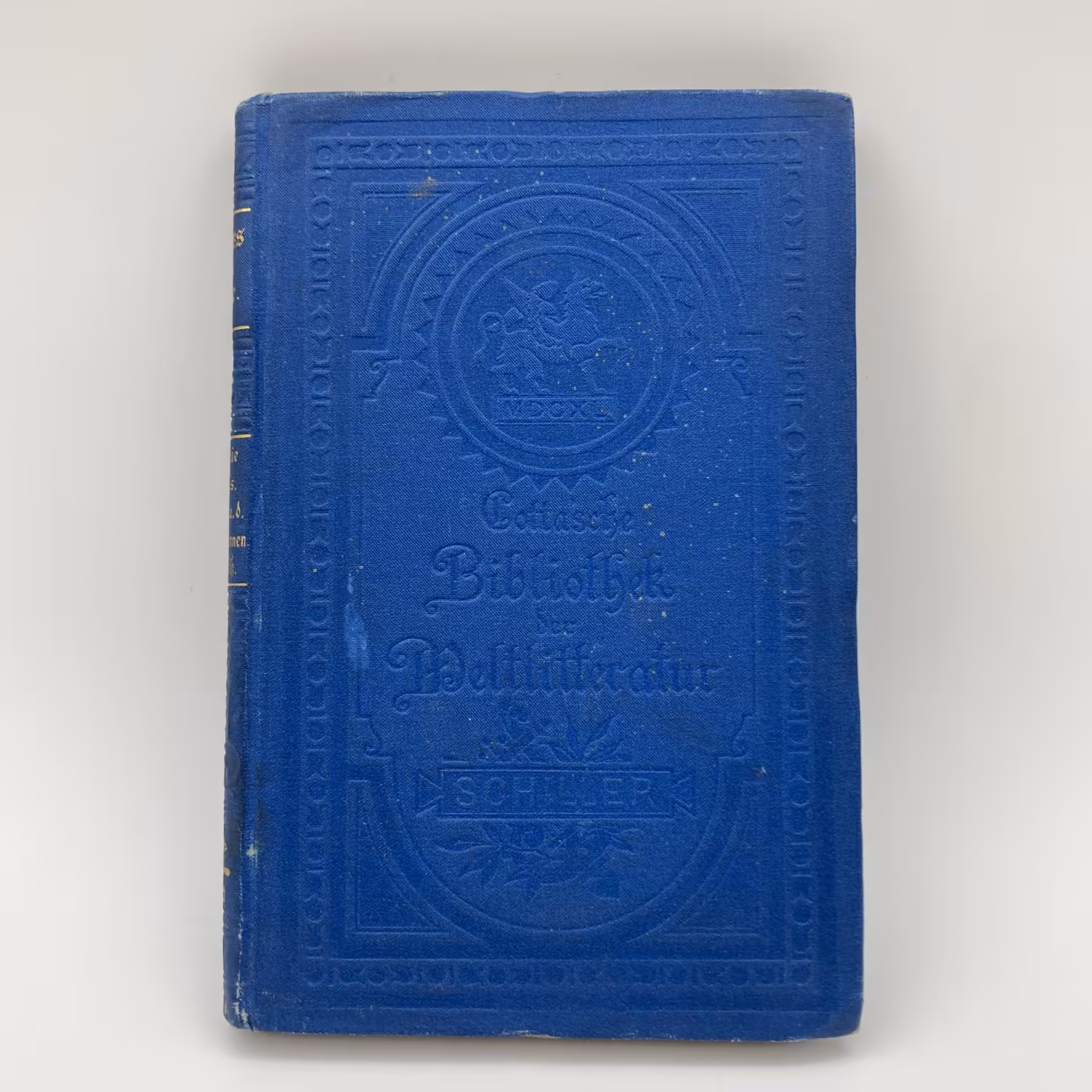 Schiller «Sämtliche Werke. Siebenter band» из серии «Cotta'sche Bibliothek der Weltliteratur», Stuttgart, Cotta, Gebrüder Kröner