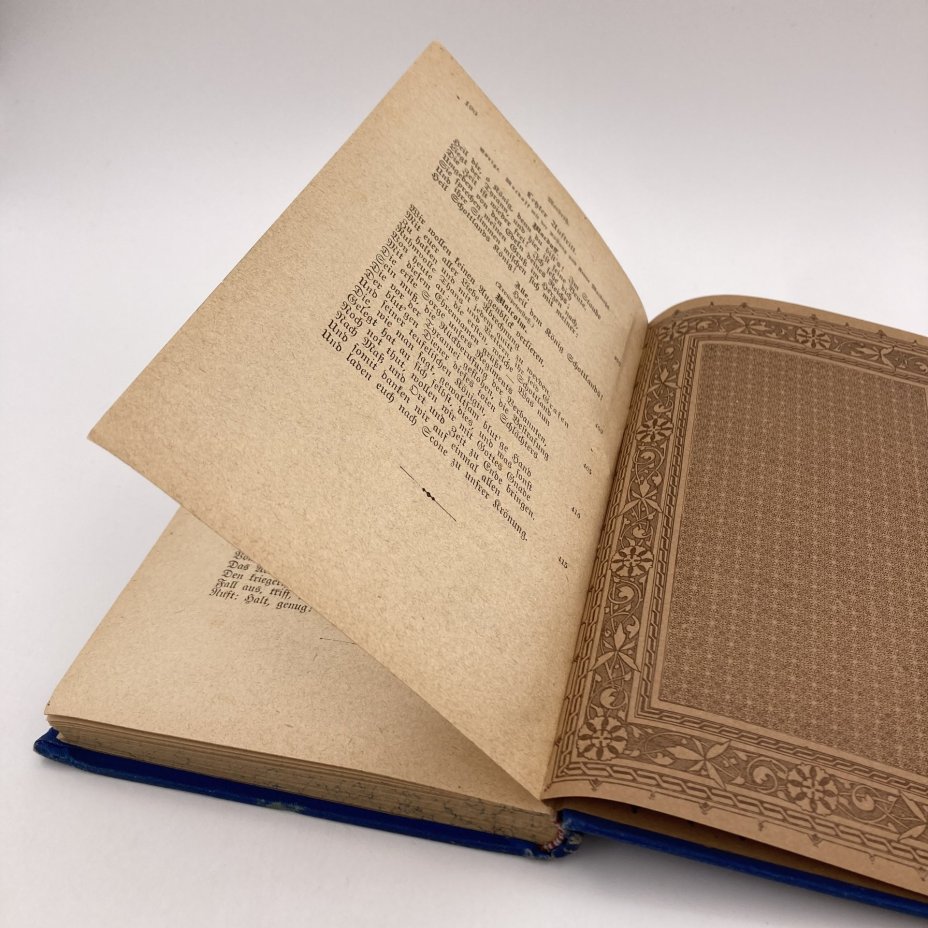 Schiller «Sämtliche Werke. Siebenter band» из серии «Cotta'sche Bibliothek der Weltliteratur», Stuttgart, Cotta, Gebrüder Kröner