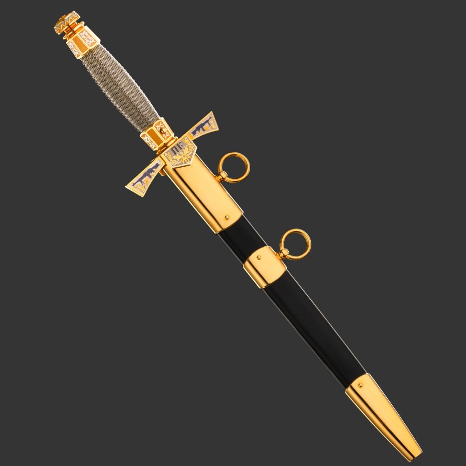 Кортик коллекционный «Калашников ПК - серебряный"