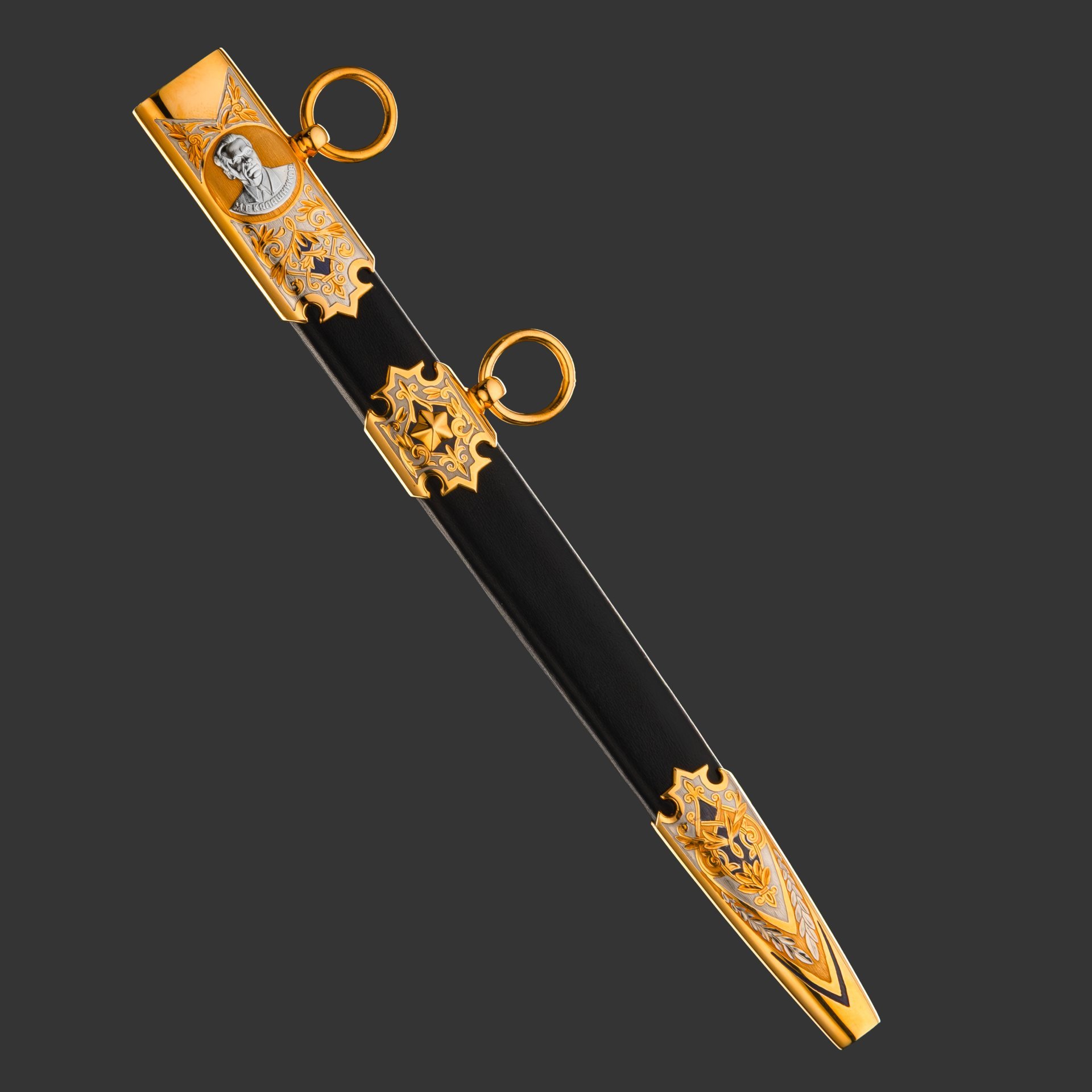 Кортик коллекционный «Калашников ПК - серебряный"