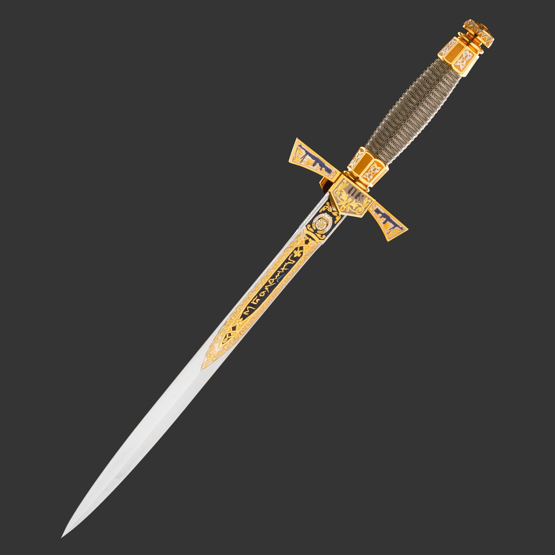 Кортик коллекционный «Калашников ПК - серебряный"