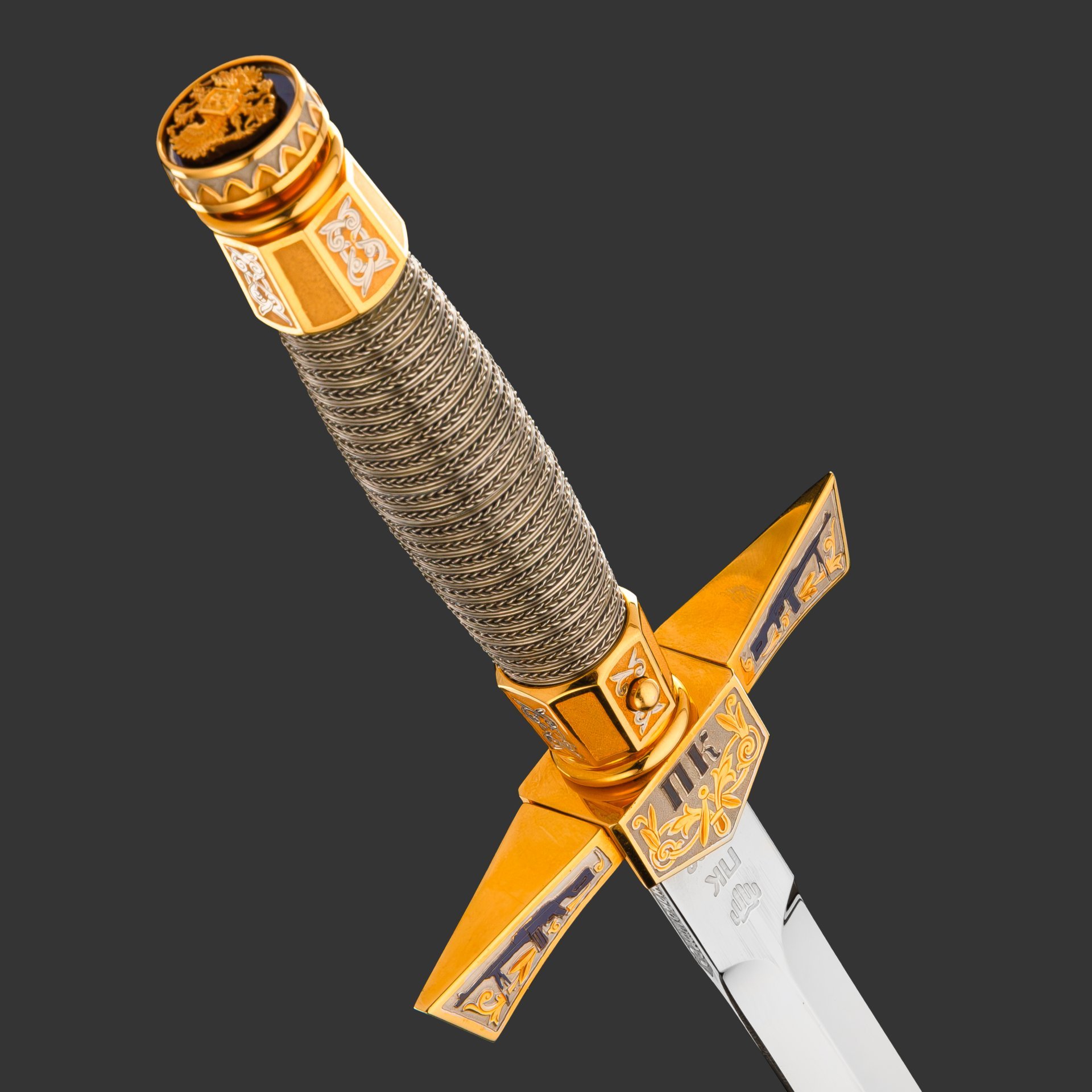 Кортик коллекционный «Калашников ПК - серебряный"