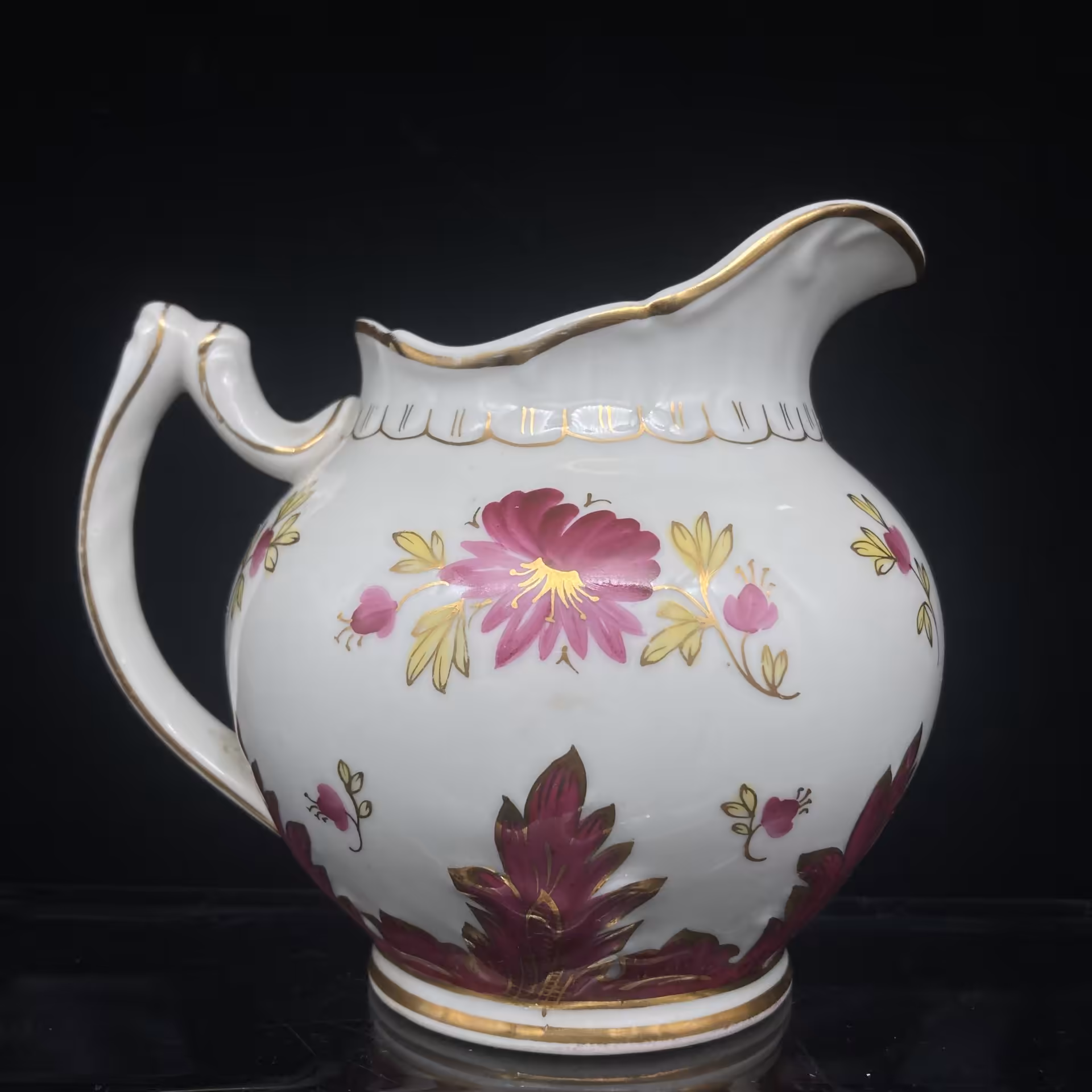 Молочник из сервиза "Барбарис", Дмитровский фарфоровый завод (ДФЗ Вербилки)