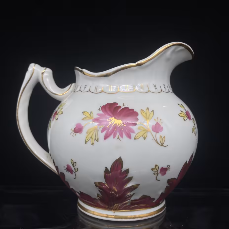 Молочник из сервиза "Барбарис", Дмитровский фарфоровый завод (ДФЗ Вербилки)