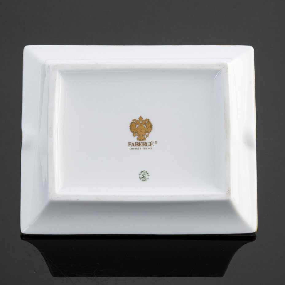 Пепельница с изображением коронационного пасхальнгого яйца "Imperial Coronation Egg" (в оригинальной коробке), Фаберже (Faberge)