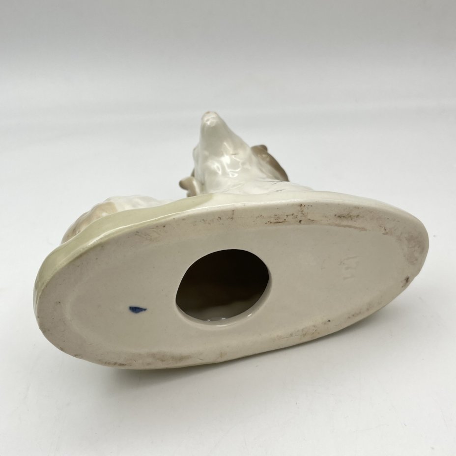 Статуэтка "Баран", фарфор, роспись, Городницкий фарфоровый завод, СССР, 1960-1980 гг.