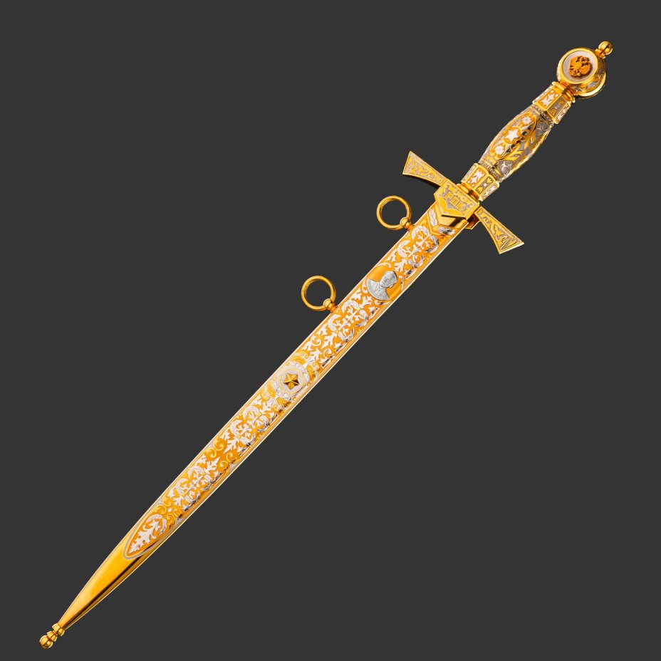 Кортик ограниченной серии «Калашников РПК - платиновый"