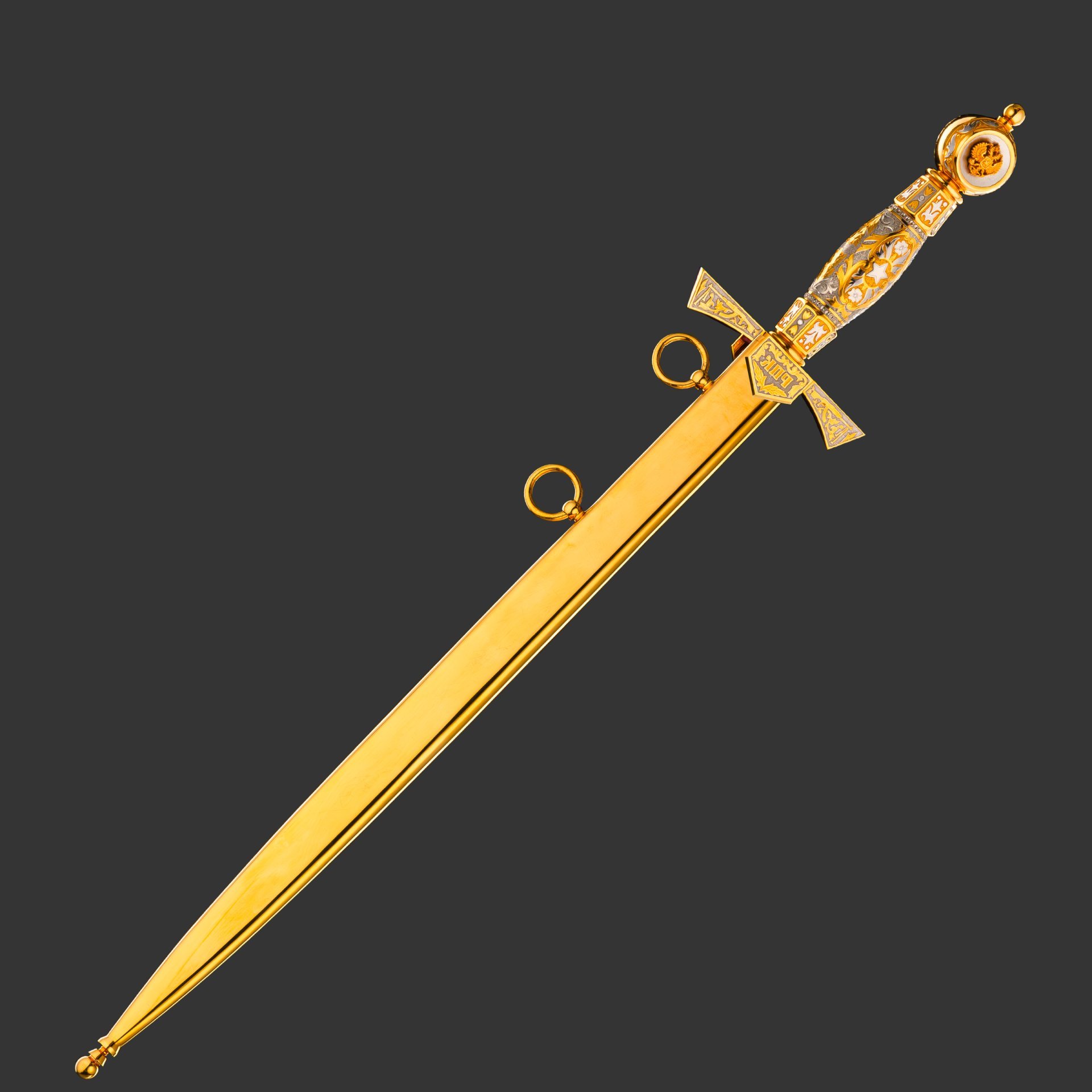 Кортик ограниченной серии «Калашников РПК - платиновый"