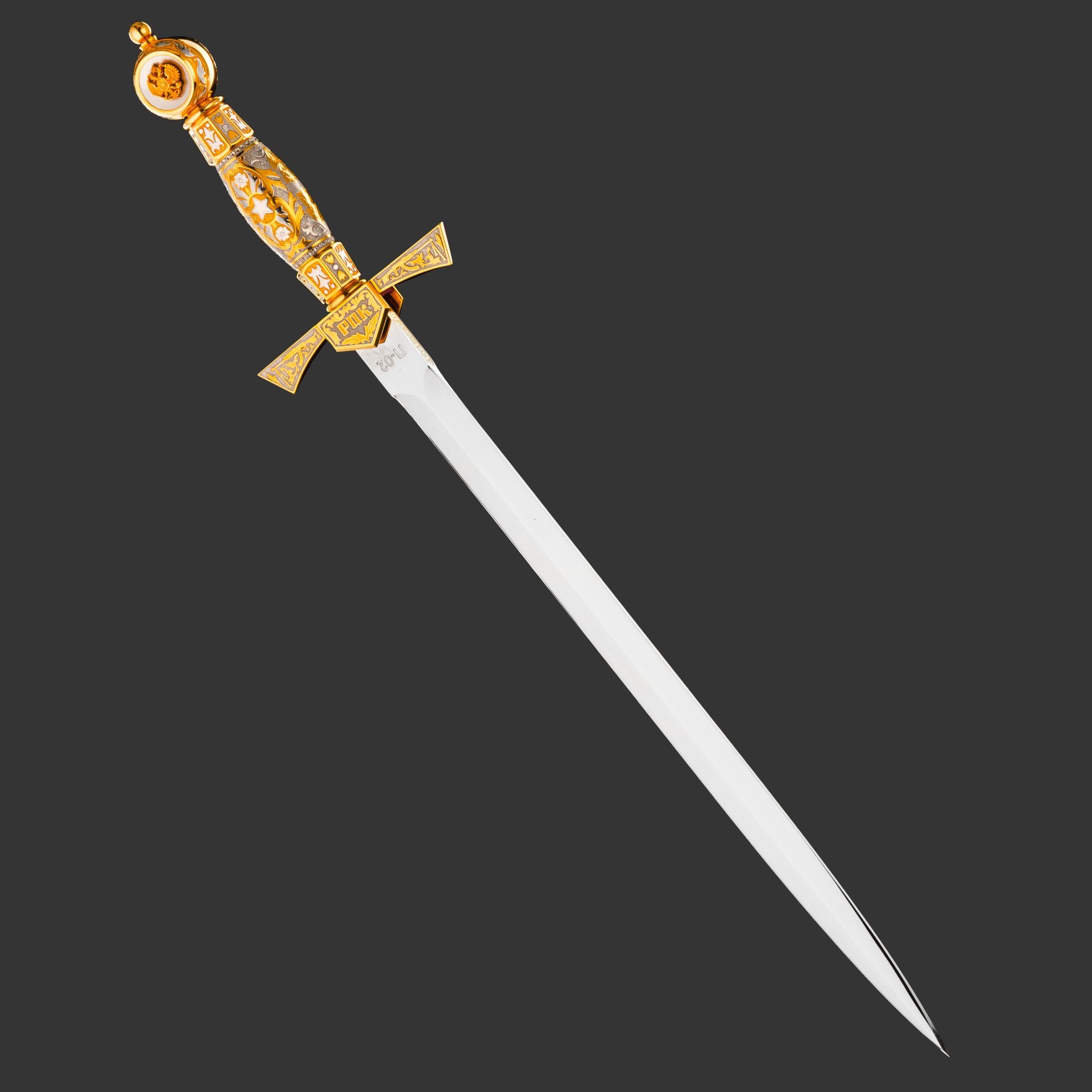 Кортик ограниченной серии «Калашников РПК - платиновый"