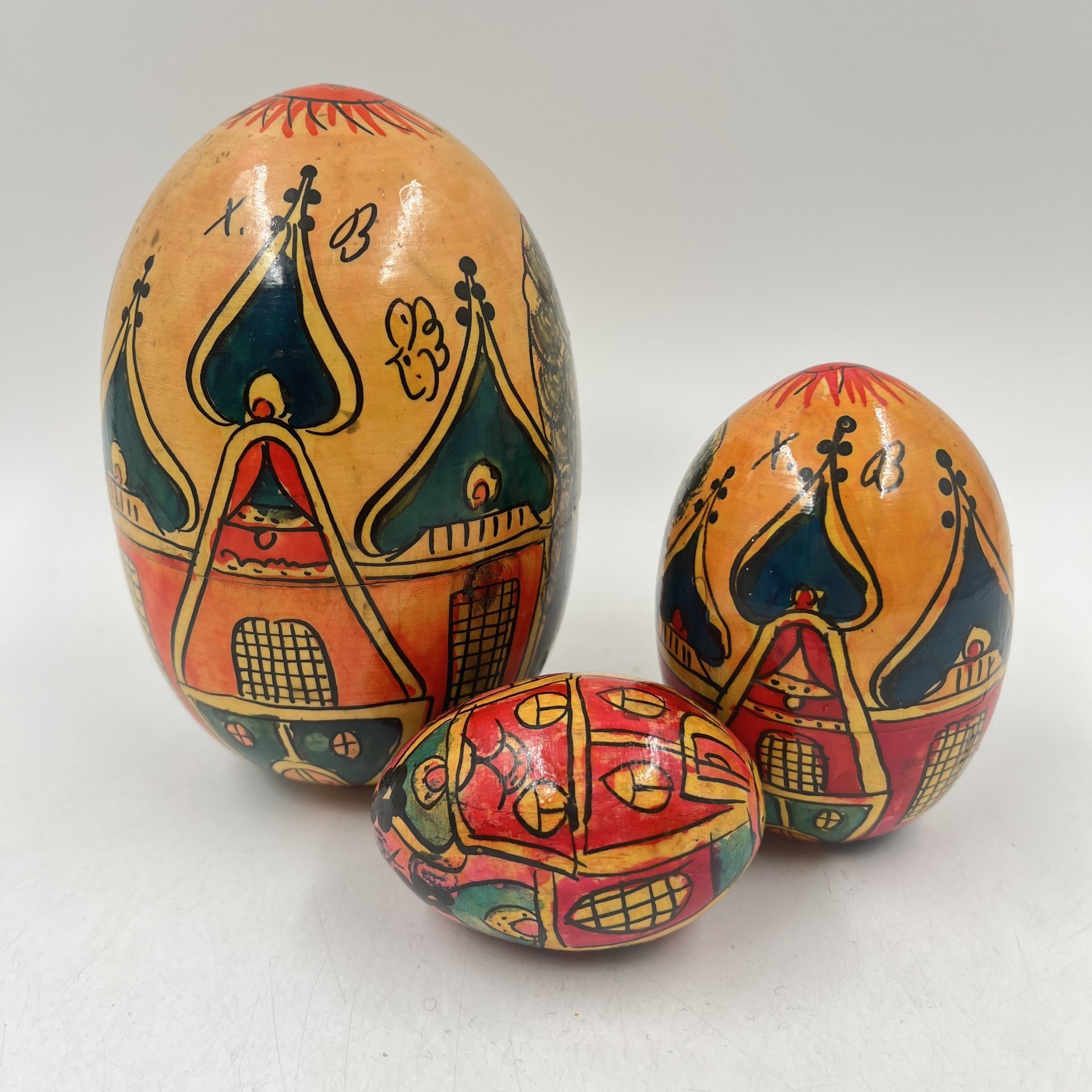 Матрёшка "Богоматерь", дерево, роспись, покрытие лаком, Россия, 1990-2000 гг.