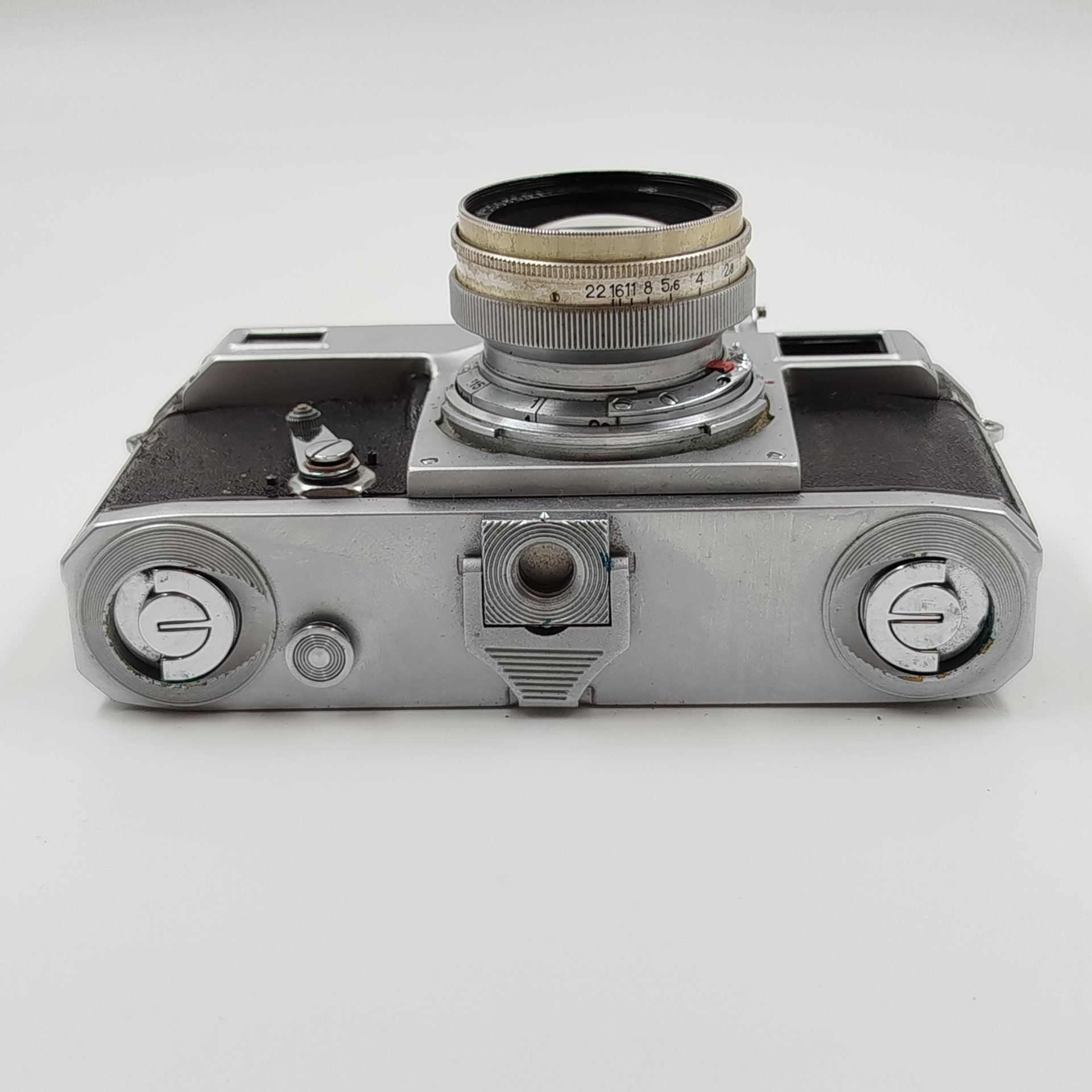Фотоаппарат "Киев-4А" с объективом "Юпитер-8", 1:2 F=5cm [№5508601], в оригинальном чехле, Киевский завод «Арсенал»