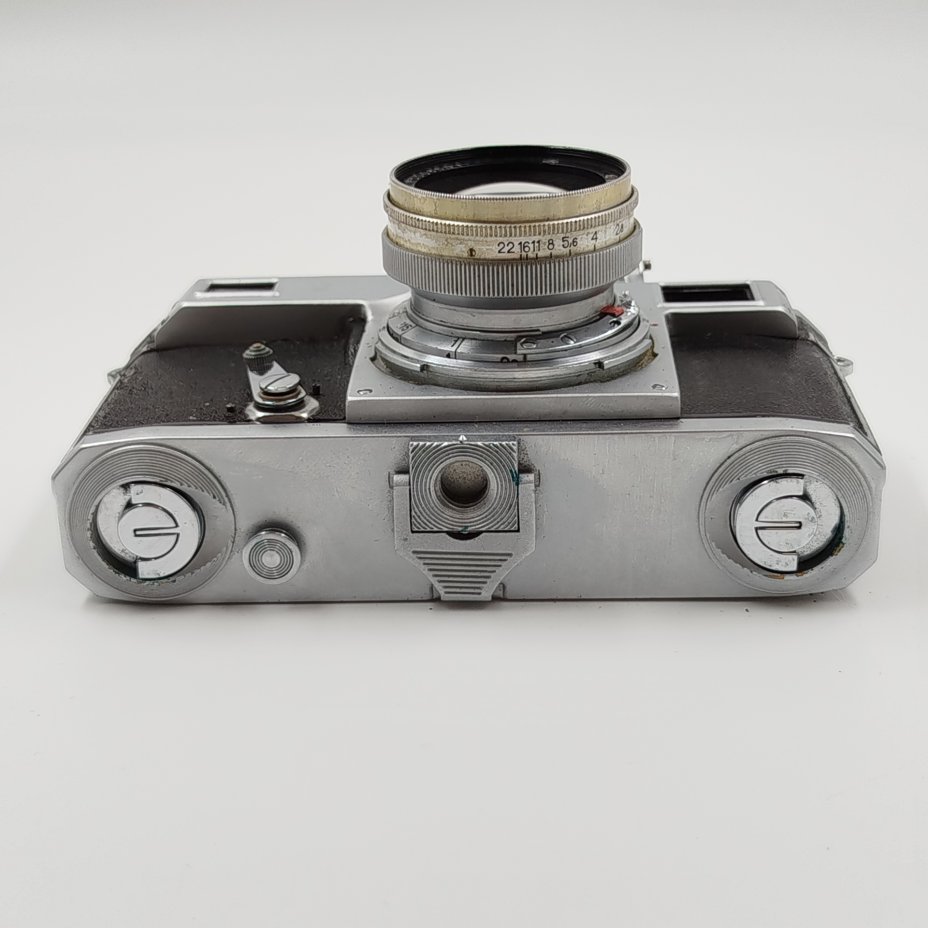Фотоаппарат "Киев-4А" с объективом "Юпитер-8", 1:2 F=5cm [№5508601], в оригинальном чехле, Киевский завод «Арсенал»