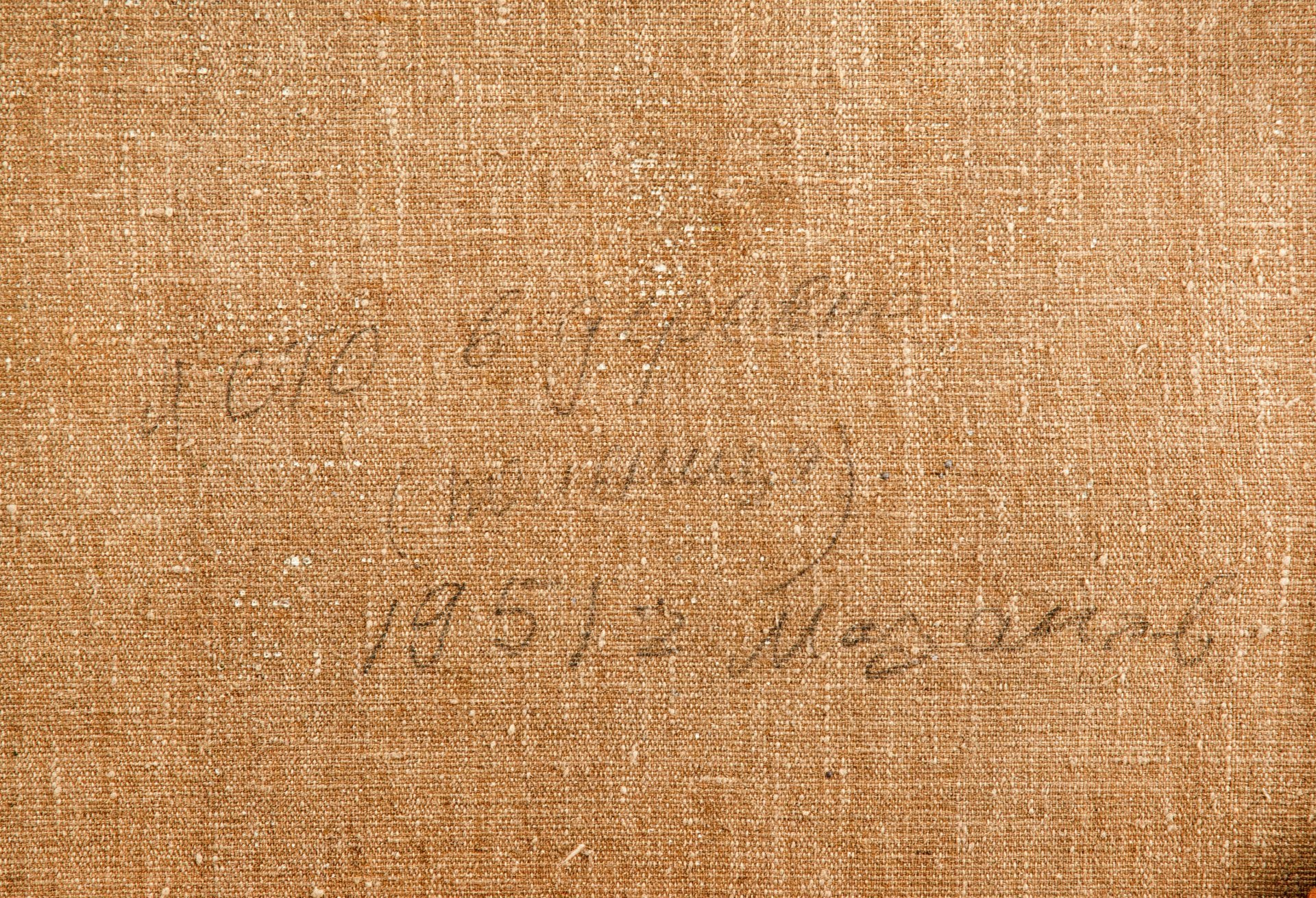 Картина "Лето в деревне. (Поленица)", оформленная в раму, художник Мазанов Леонтий Никифорович