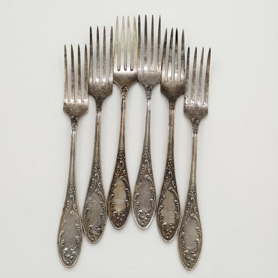 Набор из 6-ти десертных вилок "Пламя"