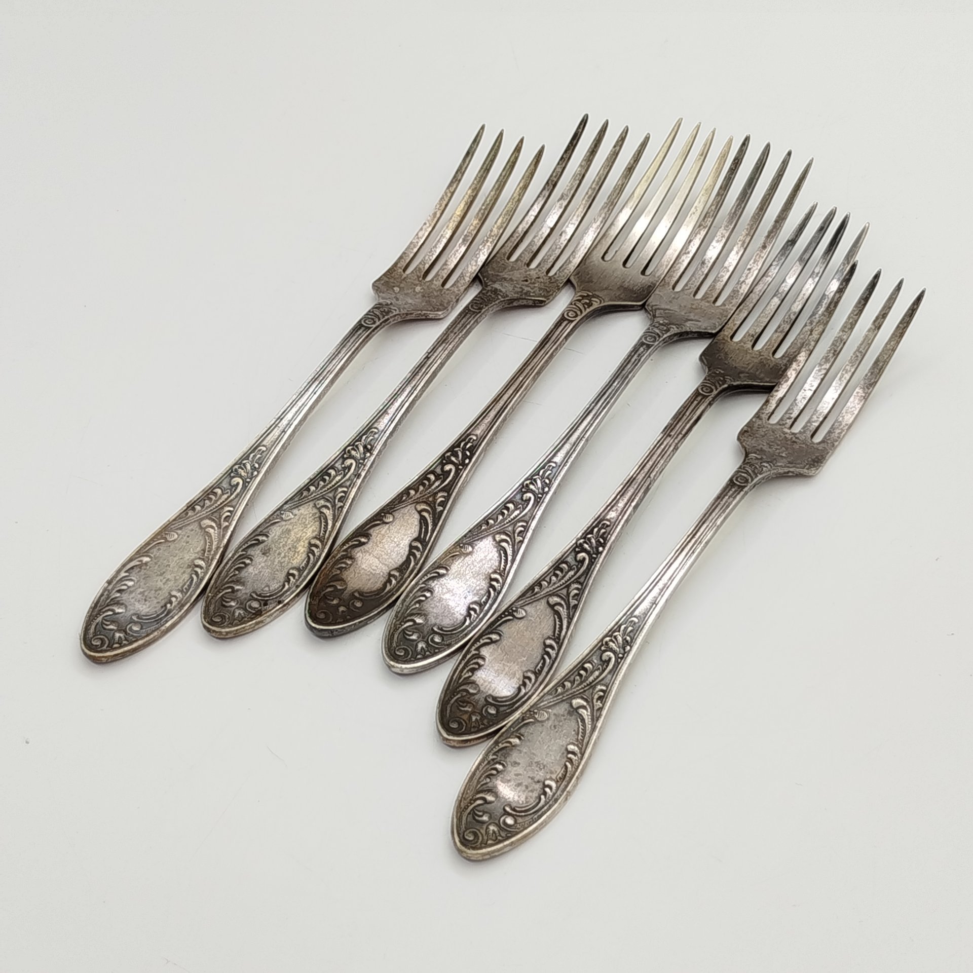 Набор из 6-ти десертных вилок "Пламя"