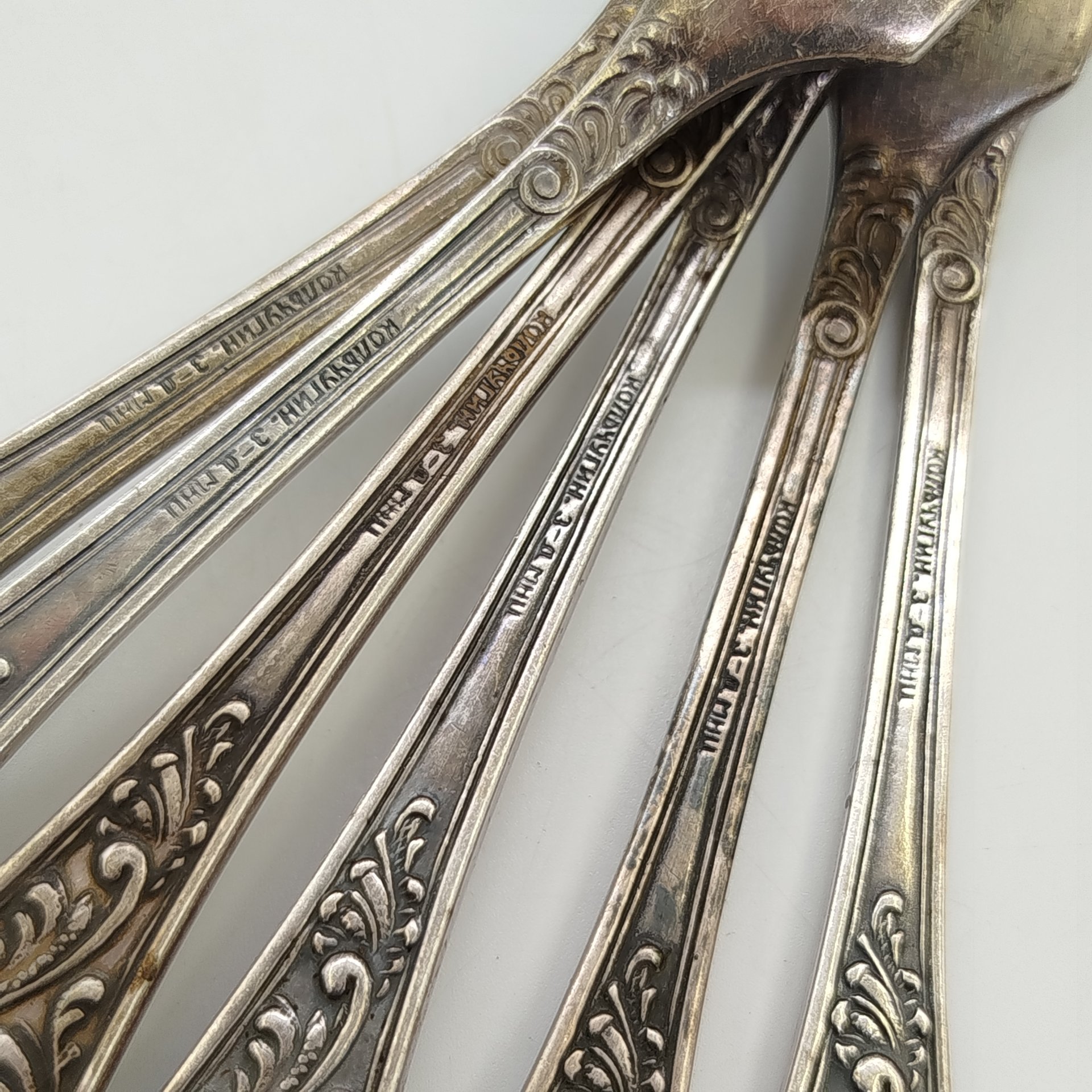 Набор из 6-ти десертных вилок "Пламя"