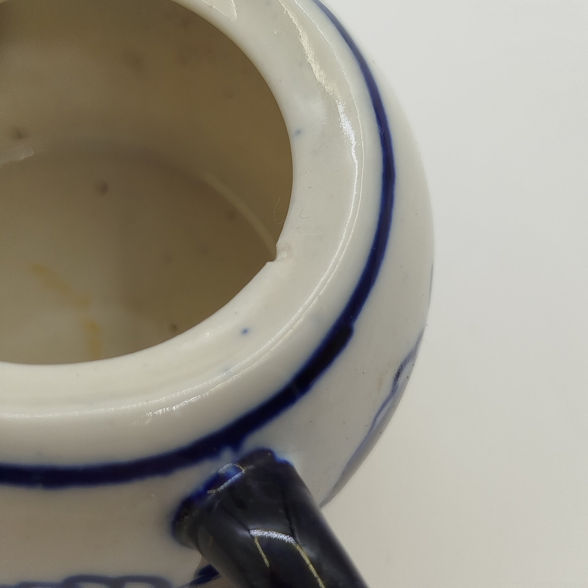 Самовар декоративный с миниатюрным чайником, фарфор, роспись, Объединение «Гжель», СССР, 1972-1985 гг.