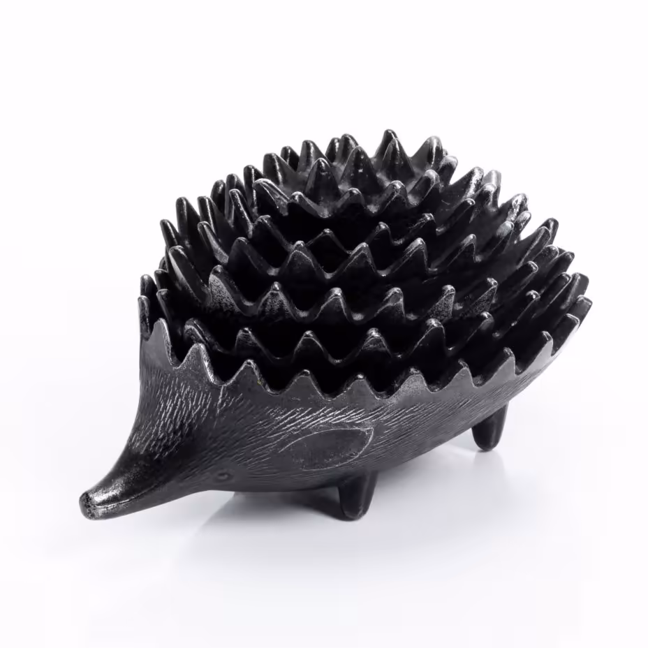 Набор пепельниц "Ёжики", силумин, крашение, СССР, 1970-1990 гг.