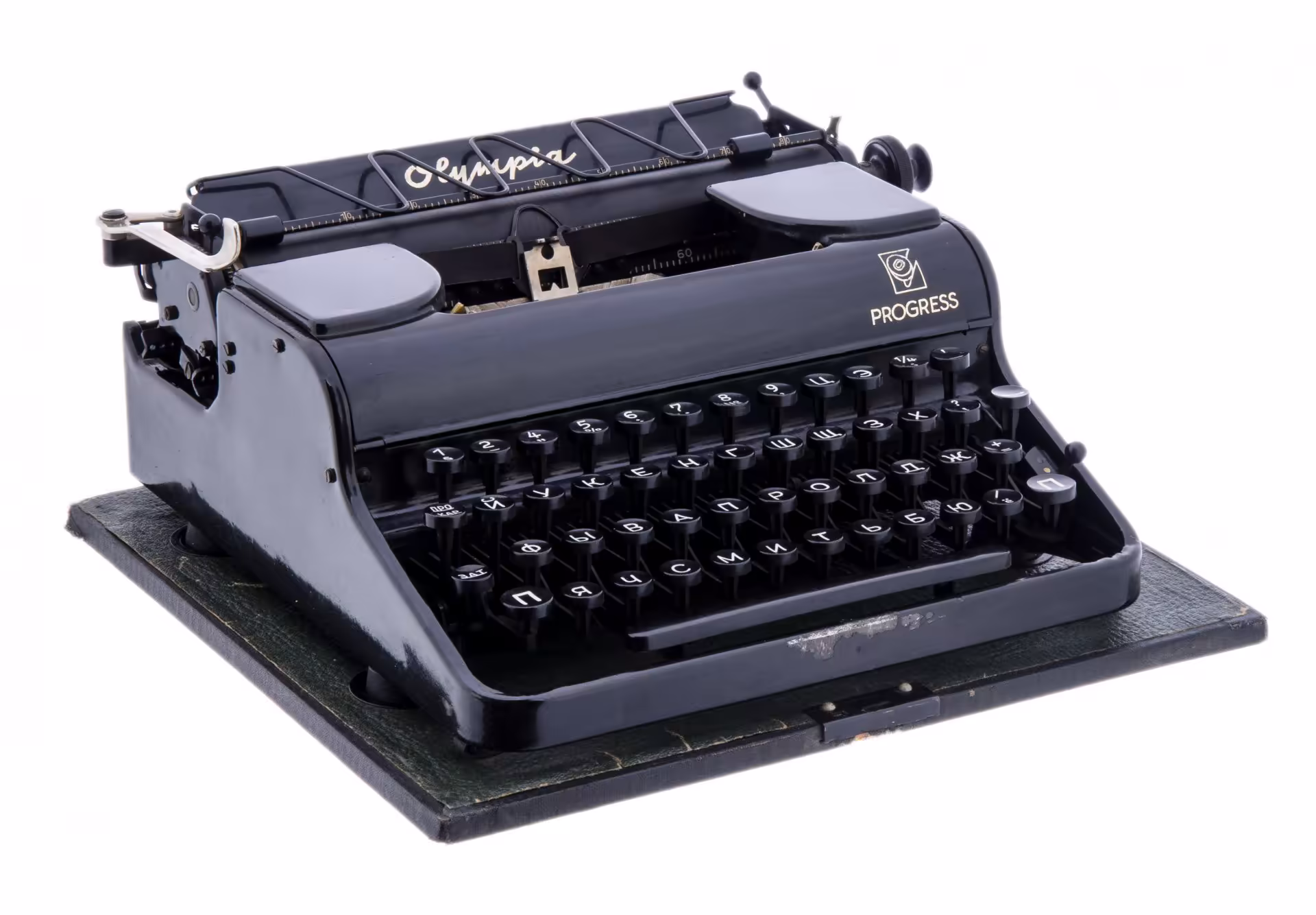 Печатная машинка модели "Progress", фирма "Olympia", г. Эрфурт, Германия, 1950-1960 гг.