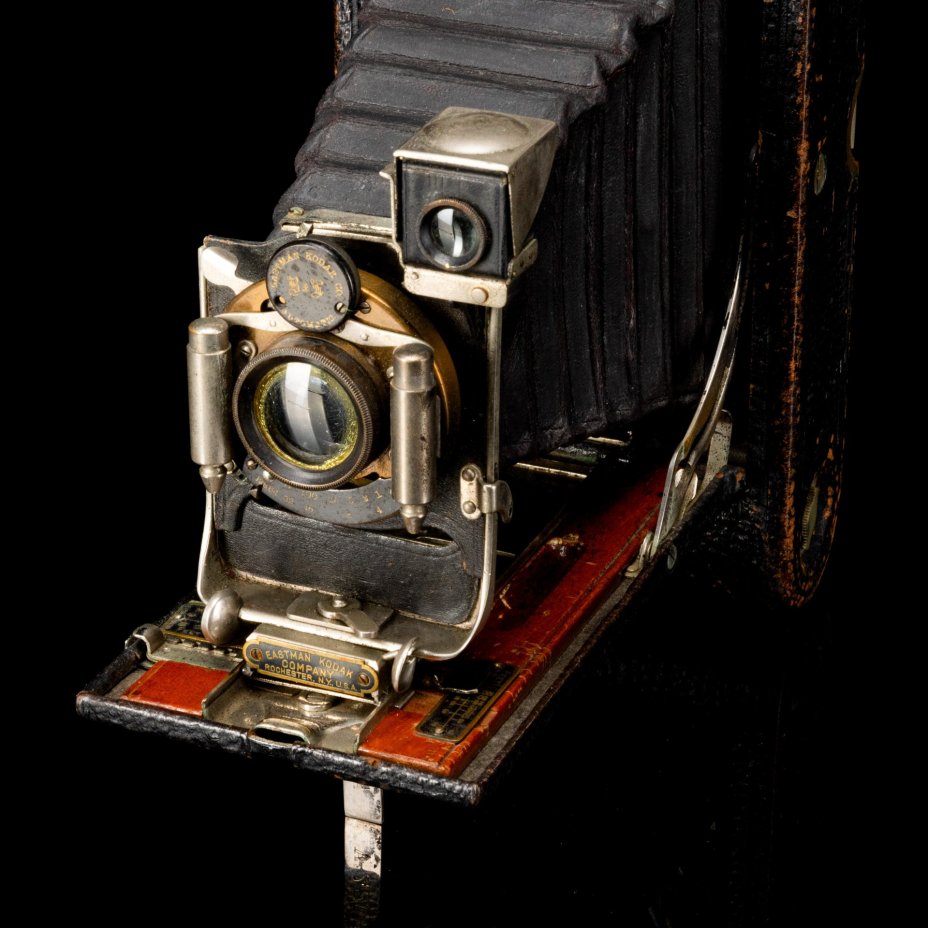 Фотоаппарат "Kodak No. 3A", металл, кожа, дерево, Kodak, США, 1914-1934 гг., Kodak