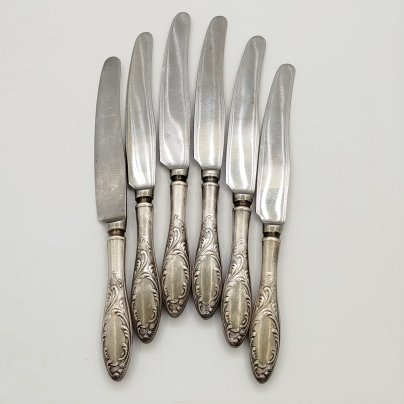 Набор из шести десертных ножей "Пламя"