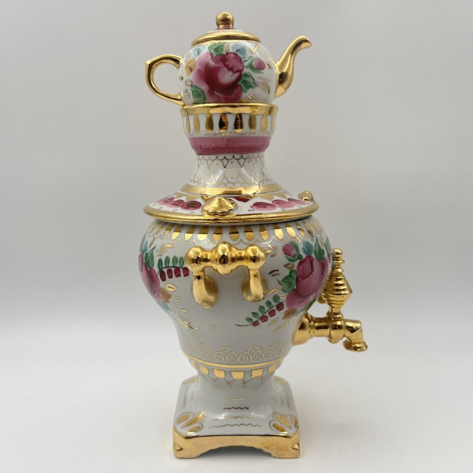 Статуэтка "Самовар с заварочным чайником"