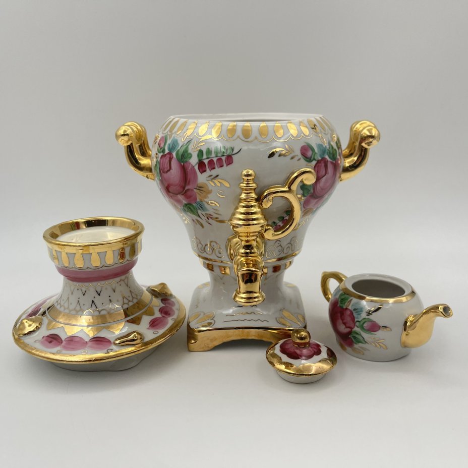 Статуэтка "Самовар с заварочным чайником"