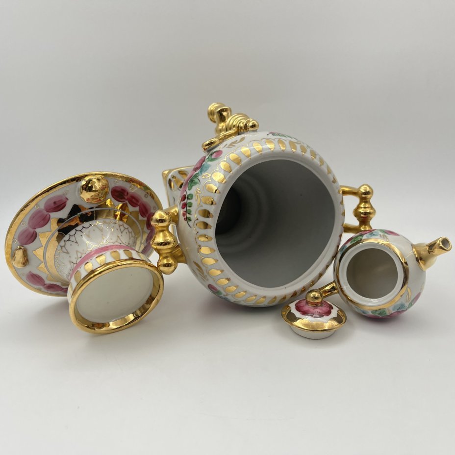 Статуэтка "Самовар с заварочным чайником"