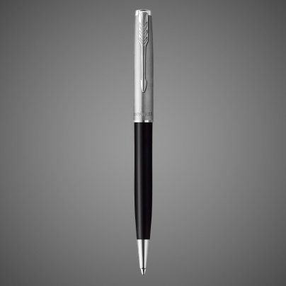 Шариковая ручка Parker Sonnet Entry Point Black Steel CT, стержень: M, цвет чернил: black , в подарочной упаковке, Металлы: нержавеющая сталь, палладий, пластик