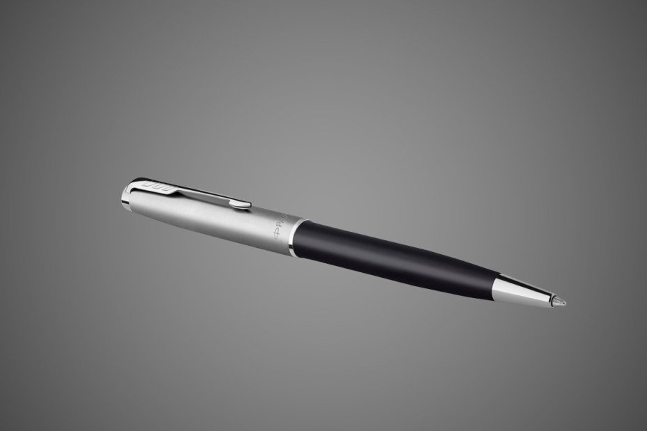 Шариковая ручка Parker Sonnet Entry Point Black Steel CT, стержень: M, цвет чернил: black , в подарочной упаковке, Металлы: нержавеющая сталь, палладий, пластик