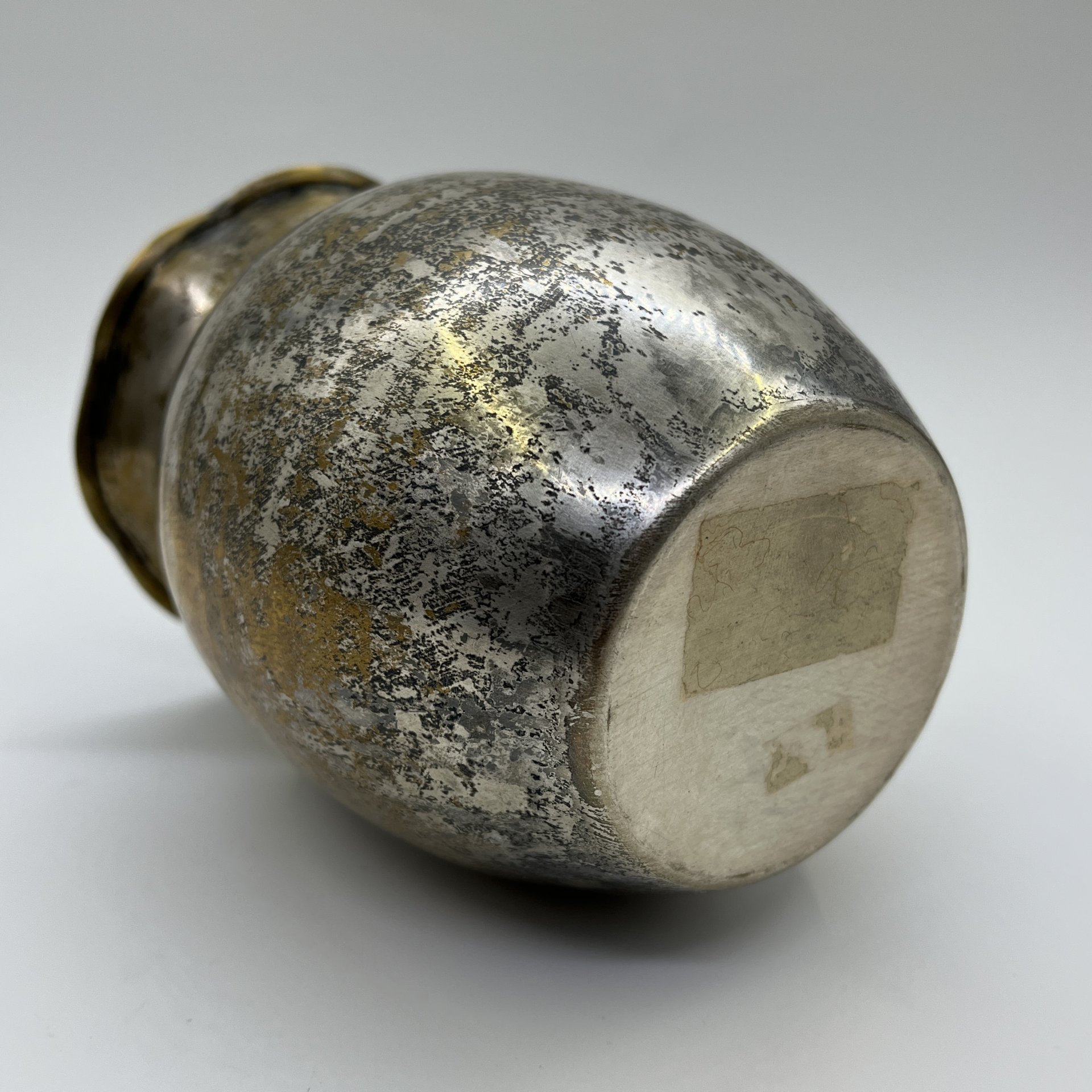 Ваза интерьерная со шнурком, металл, 1970-1990 гг.