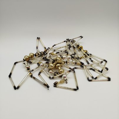 Ёлочные бусы, стекло, стеклярус, Завод «Лаборприбор», СССР, 1960-1980 гг.