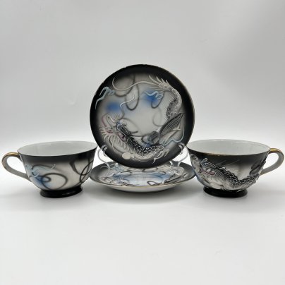Набор из 2-х чайных пар "Дракон",  Lux Porcelain FAHD M.K.