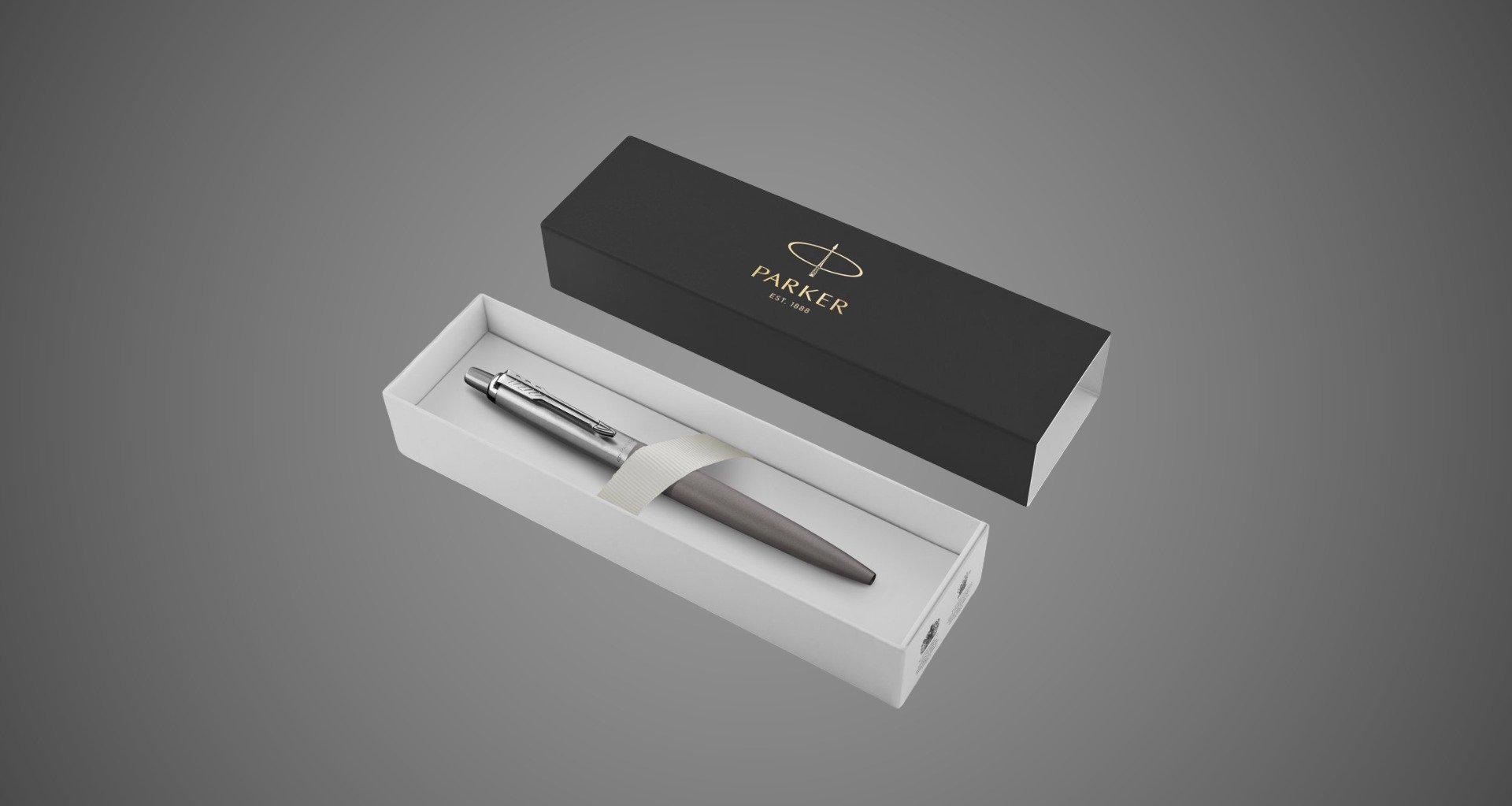 Шариковая ручка Parker Jotter XL, GREY CT, стержень: M, Металлы: нержавеющая сталь