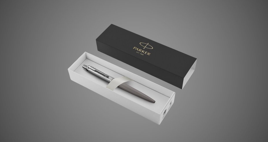 Шариковая ручка Parker Jotter XL, GREY CT, стержень: M, Металлы: нержавеющая сталь
