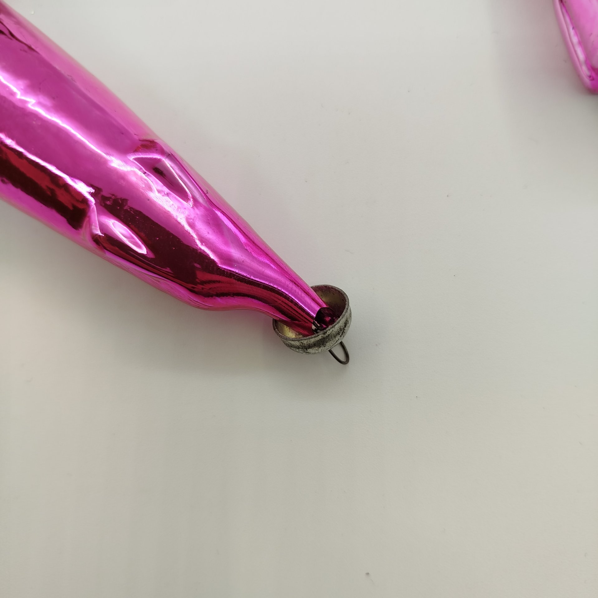 Набор из семи ёлочных игрушек, стекло, металл, СССР, 1960-1980 гг.