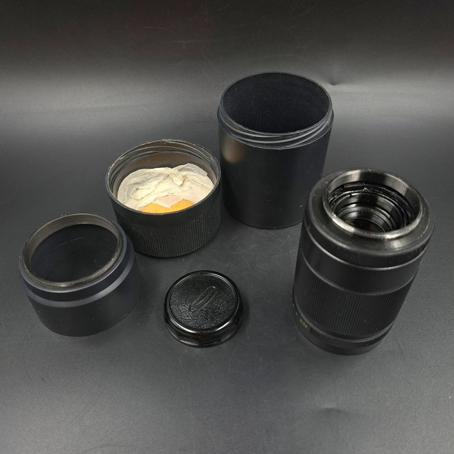 Объектив "Юпитер 37А 3,5/135" в заводской упаковке, металл, стекло, пластик, Казанский оптико-механический завод (КОМЗ), СССР, 1975-1980 гг.