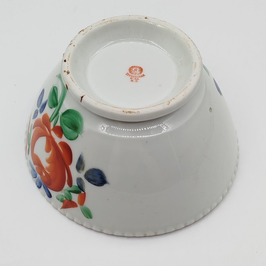 Капельник с цветочным декором, Завод «Красный фарфорист» (Чудово